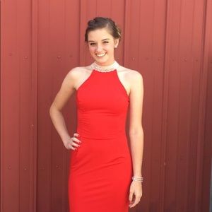 red prom dress!